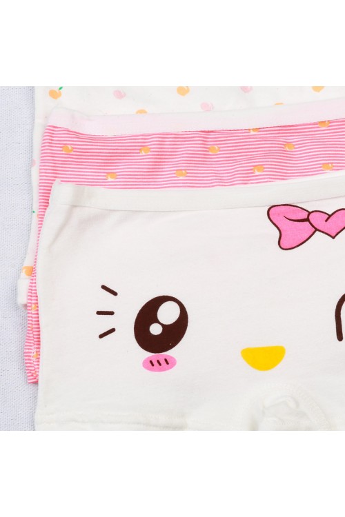 طقم شورت داخلي مزين بطبعات