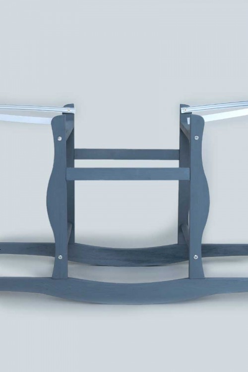 سرير أطفال هزاز مع مقبض