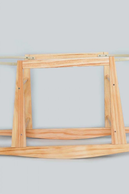 سرير أطفال هزاز مع مقبض