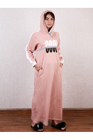 قميص شتوي بقبعة و اكمام طويلة