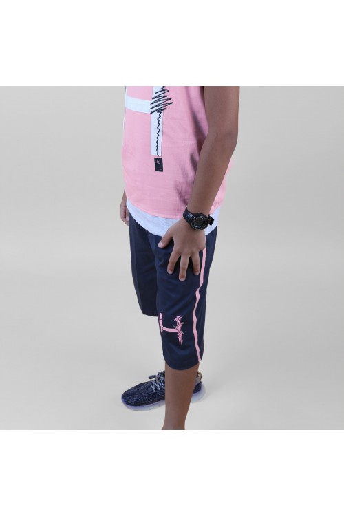 طقم تيشيرت دون أكمام مع شورت