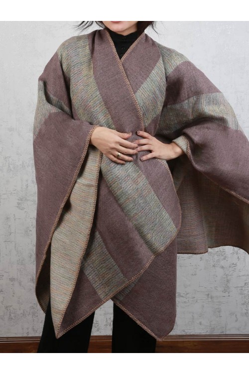 شال شتوي مخطط طويل