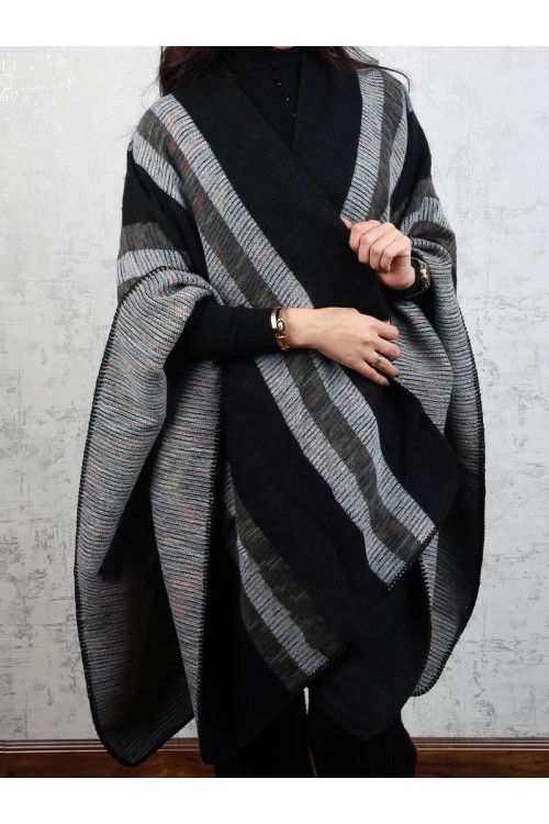 شال شتوي مخطط طويل