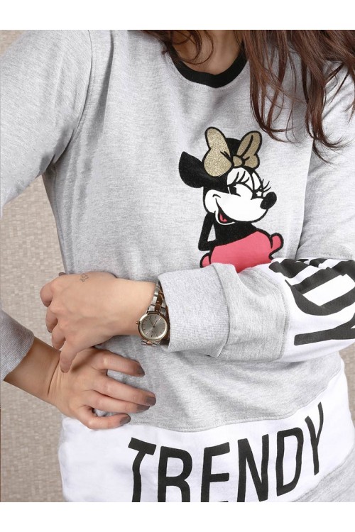 بيجاما شتوي بطبعات كتابة