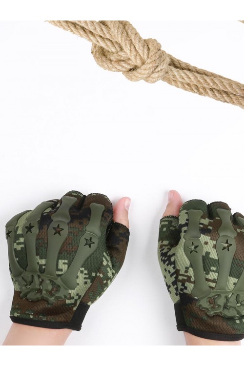 قفازات بارزة الملمس بشريط إغلاق