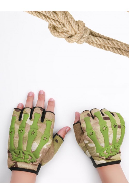 قفازات بارزة الملمس بشريط إغلاق