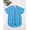 قميص بأكمام قصيرة وجيوب امامية