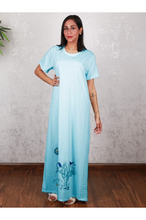 قميص مخطط بأكمام قصيرة و ياقة ضيقة