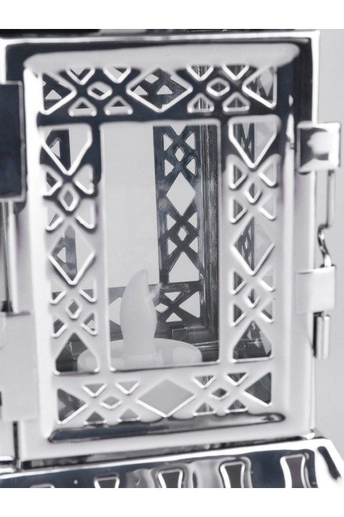 فانوس مربع بتصميم زجاج