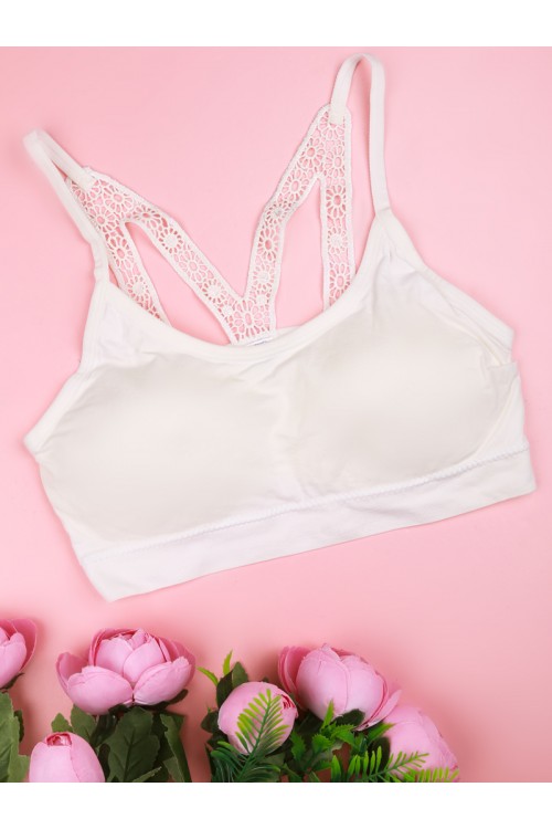 صدرية سبورت بحمالات دانتيل