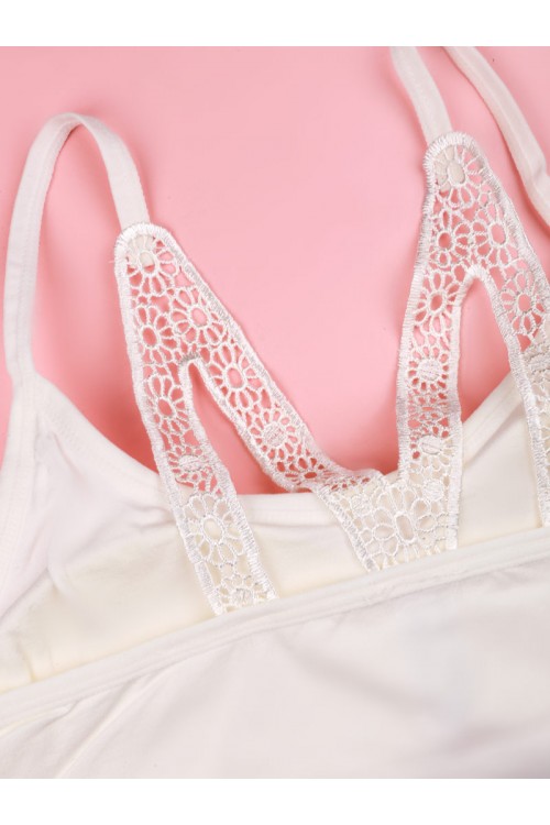 صدرية سبورت بحمالات دانتيل