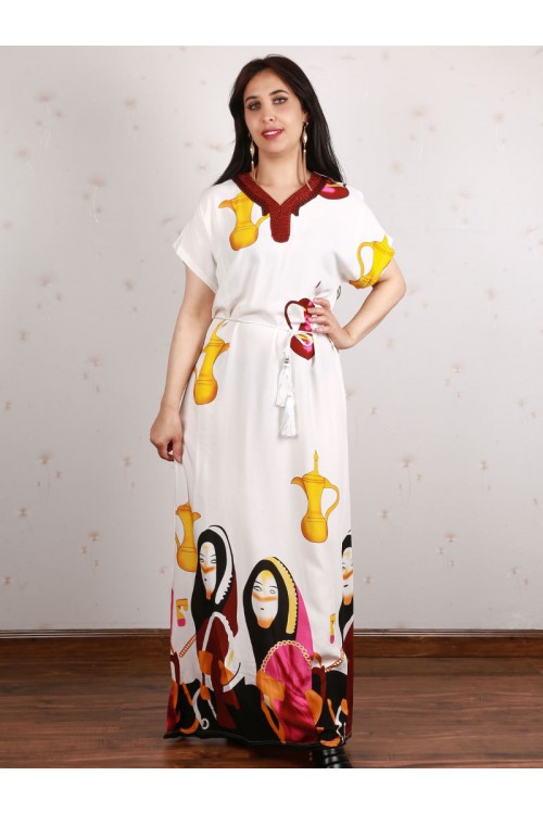 جلابية رمضان بطبعات دلة