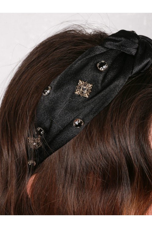 شريطة شعر ساتان معقودة