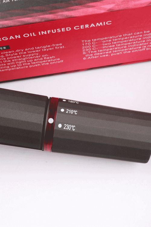 جهاز تمليس الشعر مع مشبك شعر