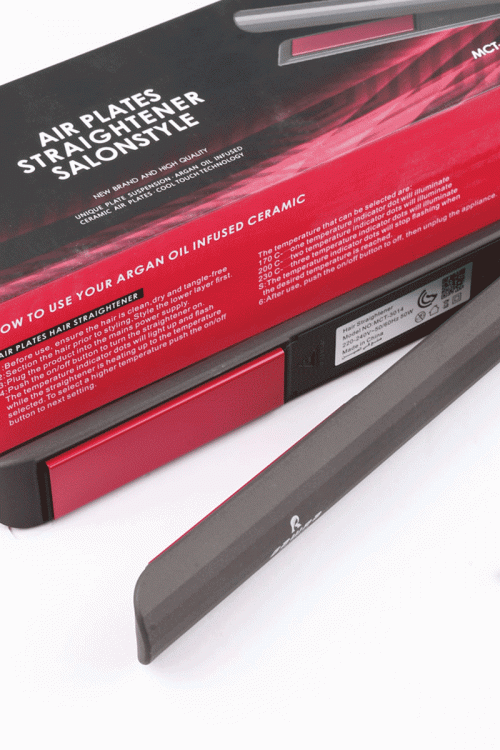 جهاز تمليس الشعر مع مشبك شعر