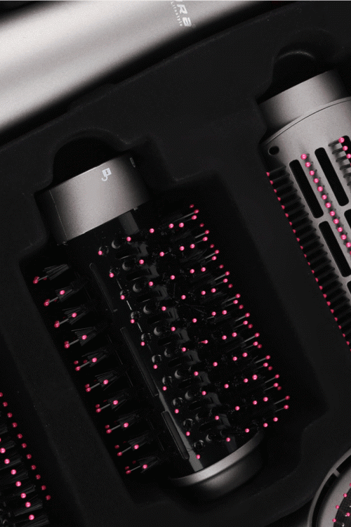 مجفف و مصفف شعر 4 قطع مع قفازات حماية