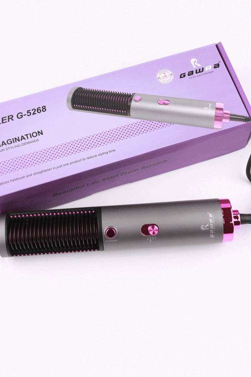 فرشاة مجفف شعر ومملس 2 في 1