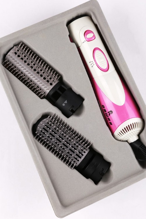 فرشاة تصفيف للشعر مع قطعتين