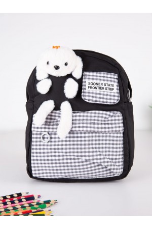 Backpack with checkered details (small size)