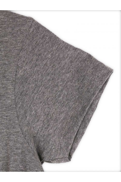 قميص نسائي قصير بطبعات كتابة