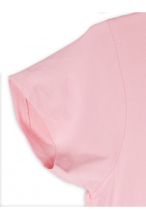 قميص نسائي قصير بطبعات كتابة