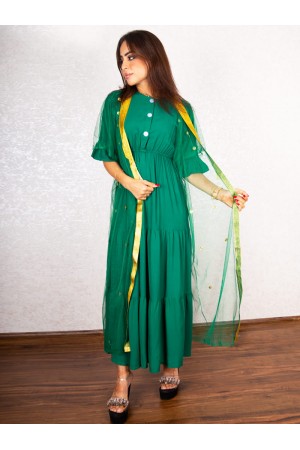 مشلح تل مزين بأكمام قصيرة