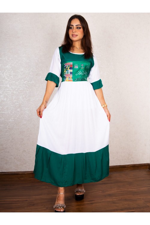 فستان نسائي لليوم الوطني