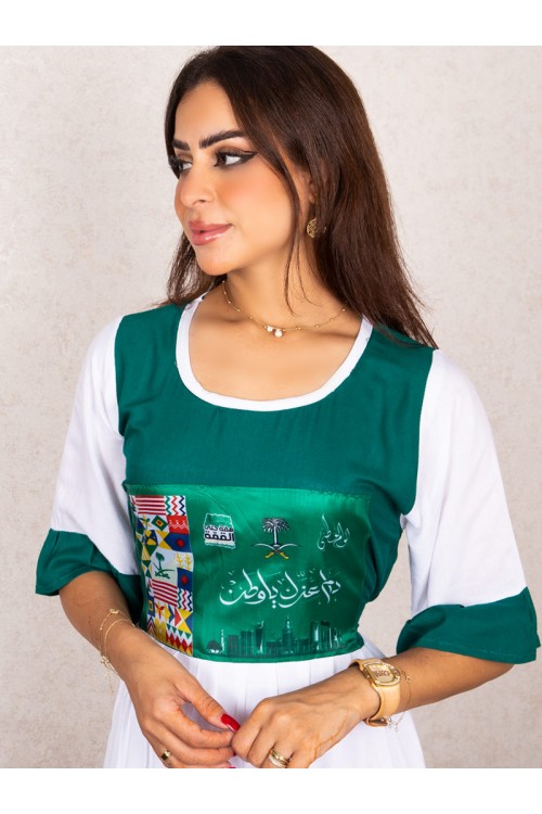 فستان نسائي لليوم الوطني