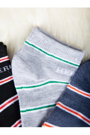 Striped Socks Set - 3 Pairs