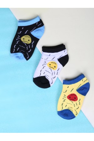 3-pair multi-style socks set