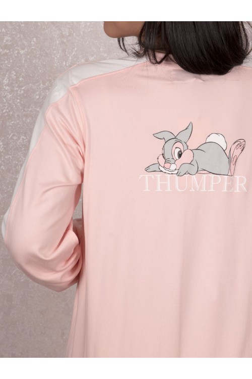 قميص طويل مزين بطبعات