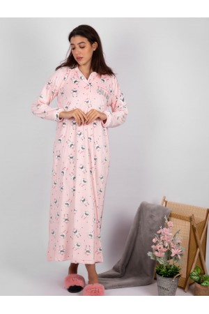 قميص شتوي مخمل بطبعات خروف