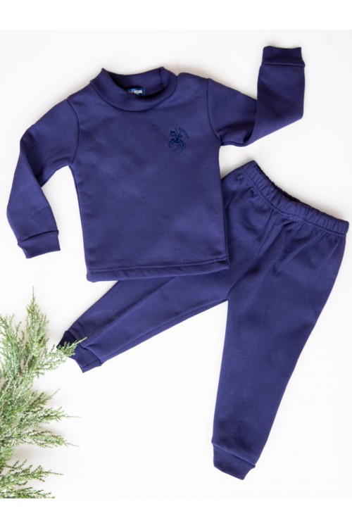 بيجاما مواليد شتوية بأكمام طويلة