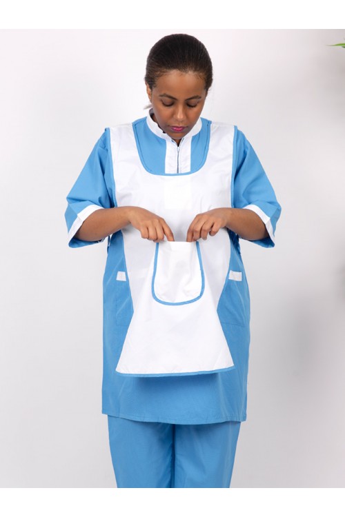 زي عاملات مع جيوب - 3قطع