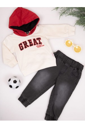 Hoodie, hat and jeans set