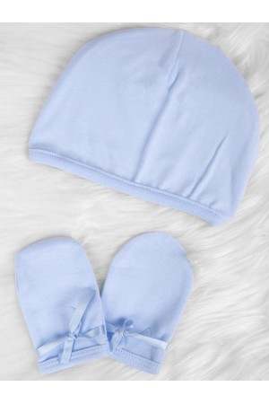 Baby hat and gloves set - 2 pieces