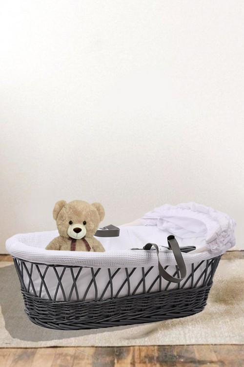 سرير مهد سلة موسى مع مفرش  وحامل