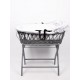 Moses basket bassinet with mattress and stand