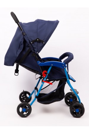 Stroller with easy-to-fold canopy