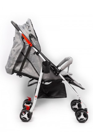 Baby stroller with foldable umbrella