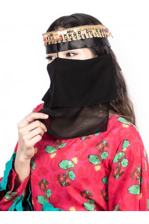 A traditional women's burqa