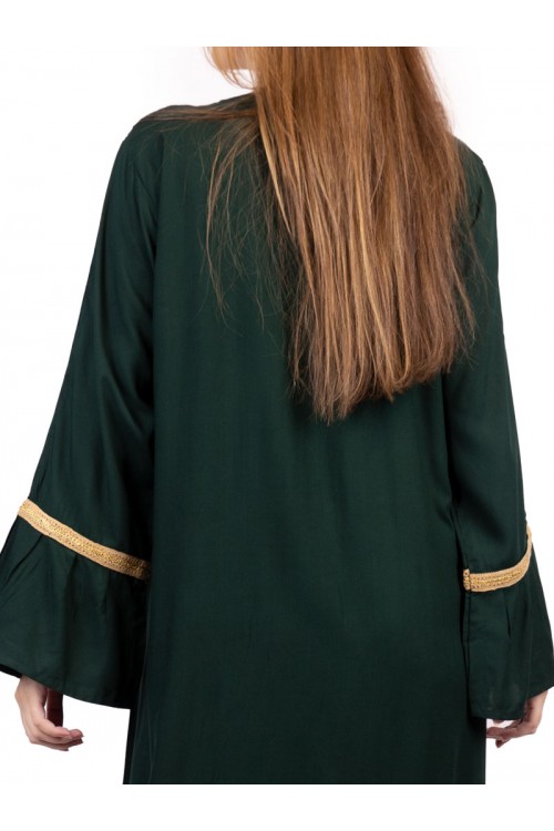 جلابية بتطريز ذهبي مميز