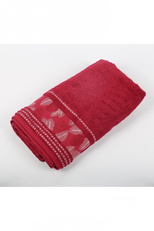 منشفة حمام ناعمة أطراف مزخرفة 90*170