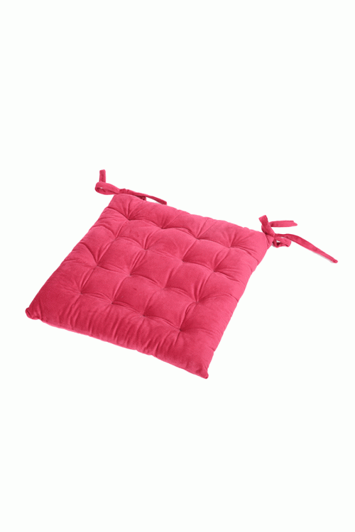 مخدة كرسي مخمل بحشوة قطن مريحة