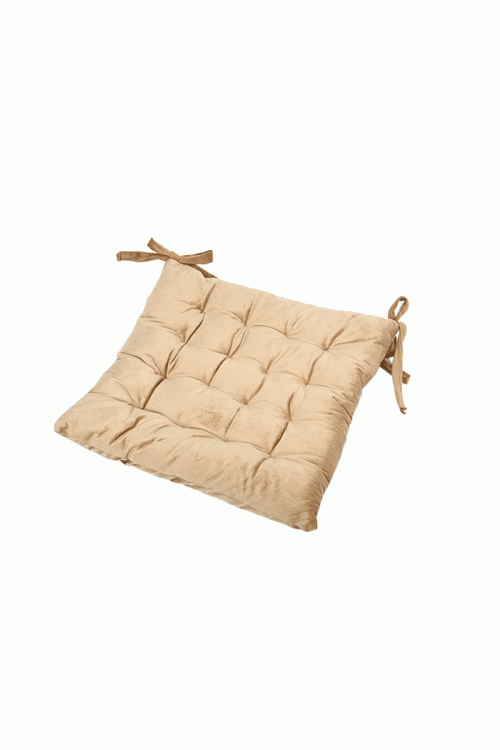 مخدة كرسي مخمل بحشوة قطن مريحة