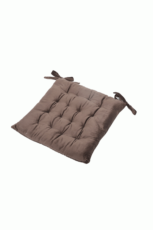 مخدة كرسي مخمل بحشوة قطن مريحة