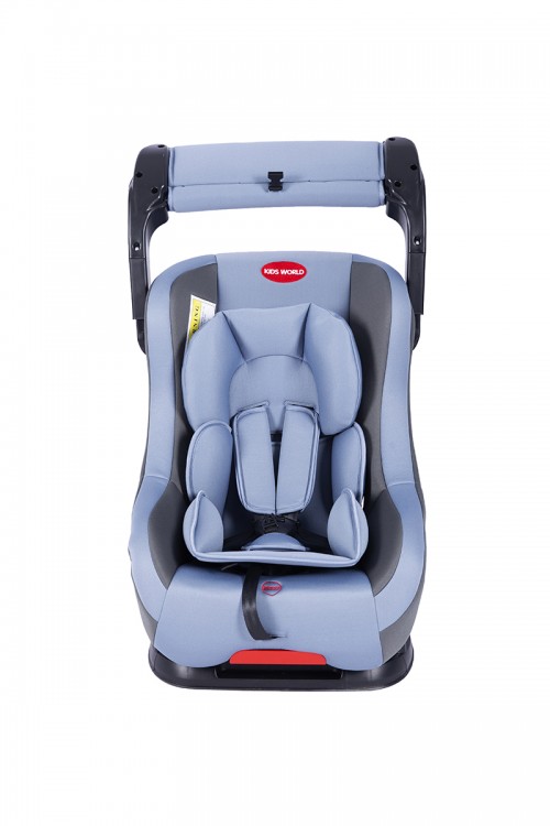 مقعد سيارة للأطفال بحزام أمان لون سماوي