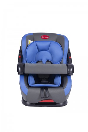 مقعد سيارة للأطفال بحزام أمان لون ازرق