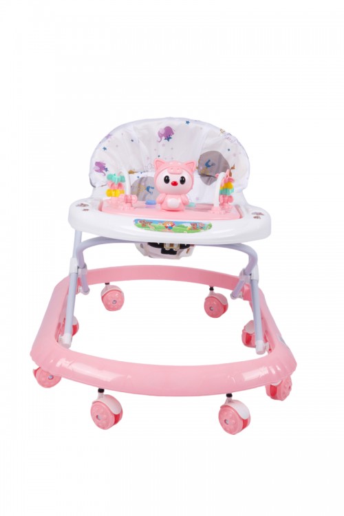 مشاية اطفال بعجلات قابلة للطي لتعلم المشي مدمجة مع العاب ترفيهية