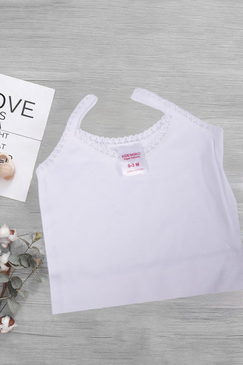 بربتوز مواليد لون أبيض سادة  قطعة واحدة